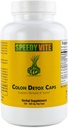 Colon 解毒支持天然去除毒素 * 有机, 炭yl素种子 & Husk Flax种子 Apple Fiber/Pectin Slippery Elm Fennel- Powder in 230 Veg Caps