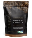 Truvani Vegan Pea 蛋白质粉 巧克力 20g 有机植物基蛋白 18 服务 Keto Kluten & Dairy Free 18 低碳 没有添加糖