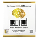 加州金营养 MEM食品,记忆和认知支持 MEM Blend,L-Serine,有机狮子的马恩和蓝莓汁粉,60 Packets,0.3 oz (8.5 g) 每人