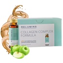 Relumins Advanced Collagen Beautiful drink with glutathione, Hyaluronic Acid & Antioxidants - 美国夏季后皮肤恢复与制造 - Apple Flavor - 10瓶 x 50mL