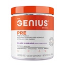 Genius Pre Cafeine-Free Working Pre 推进能量,焦点,性能 诺热带公式 AlphaSize, Citrulline Malate, CarnoSyn Beta Alanine 耐力, Stamina, Recovery, 20 services - Grape Limeade