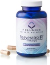 Relumins Resveratrol 600mg 补编 – 高概率抗氧化剂与葡萄种子和红酒提取 – 支持皮肤,心脏健康和免疫系统 – 120 Vegan Capsules