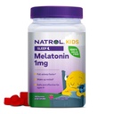 Natrol Kids Melatonin 1 mg, " 休息的饮食补充 " , " Melatonin Gummys for Kids " , " 180 Raspberry-Flavored Gummys " ,最多180天的供应。