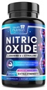氮氧化物助推器 2560mg - 超强力 L Arginine & Citrulline 补充 男女 - Premium Muscle 支持氮化物助推器 - 自然能源和心脏健康支持 - 120 Capsules