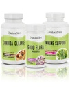 NaturalSlim Candida Cleanse Supports Bundle - Candistic Kit Anti Overgrowd, Gut & Colon Clean Cleans 242 Capsules 总计 - 由弗兰克·苏亚雷斯提出的28天清洁方案(1包)