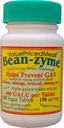 豆类-Zyme气体对成年人的增量(150 cm)救济为400 GAUL / 平板Alpha Galactosidase, Vegan, Cost Less, 消化酶 饮食补充自然食物酶