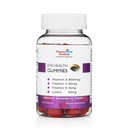 眼部健康支持 Gummy - 维生素A + C + E + Lutein - Gluten Free, Vegan 友好补充 - 60 Counter