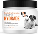 HydraDE 粉末 - 用于狗和猫脱水的电解质 - 用于狗和猫的水解质 - 很多爱宠物产品(8 Oz)