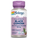 SOLARAY Black Cohosh 根提取 80 mg → One Daily Womens Health and Menopause Support Supplation → Non-GMO, Vegan & Lab 校对 30 Veg Caps