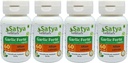 Garlic Forte Capsules 500 mg. 60 Veg. Capsule QQ Lahsan (Allium Sativum) 男女卡普勒斯摘录 Ayurvedic 草药补充剂/修复剂 QQ 10:1 Forte (4瓶60 Capsules)