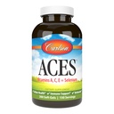 Carlson - ACES、维生素A、C、E + 硒、细胞健康和免疫支持、抗氧化剂、300软胶