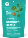 UpSpring 胃部安顿剂 偶尔用姜、柠檬、斯皮尔明和B6. Mint Flavor Drops, 28 Ct(包装 May Vary)
