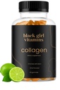黑女孩维生素(Collagen Gummys for Hair, Skin, and Nail Supports),配有维生素C,维生素E,以及无胶原的Biotin(莱蒙),60ct