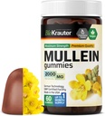 BIO KAUTER Mullein Gummys for Lungs 2000 mg - 60 Chews - 肺除毒补充剂 - Mullein Leaf Gummys - Vegan, Gelatine - 无
