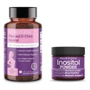 保存 10% 在终极异构醇井包 – Myo-Inositol & D-Chiro Inositol 补充 Capsules + 粉末用于激素平衡和PCOS 支持