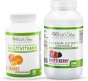BariSlim Bariarical Calcium Citrate and Advanced Chewable 多维素-Bariatric 维生素和包括胃旁塞和胃袖在内的腹腔外科手术补充剂