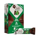 Nugo Slim 暗巧克力薄荷,18g Vegan蛋白,3g 糖,6g 纤维,低网碳,Keto Friend,Gluten Free, 24 Counter