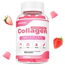 Collagen Gummys for Men Men, Hydrlyd Collagen Peptide Type I,II,III,V,X with Biotin,维生素C A B D E for Skin Hair Nails J0ints, 豁免能源文摘,无糖, 60 Counter