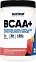 营养成本 BCAA + 水化粉(Raspberry Lemonade) 30 成品 - 带水化复合物的分支链氨酸 - 无糖无糖,非GMO