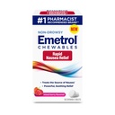Emetrol 非昏睡性恶心症救济 -- -- 胃痛的可嚼药 -- -- 药剂师推荐的恶心症救济 -- -- 混合Berry Flavor, 60块药片
