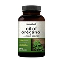 NatureBell Oregano Oil with Black Seed Oil, 360 Softgels 360天供应基本油促进免疫健康 — 保留高浓度Carvacrol & Thymoquinone — 非GMO