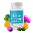 Liver Cleanse Detox and Reference - 配有氯phy的牛奶硝酸盐补充剂,消化酶,Artichoke & Dandelion 天然Gallbladder支持,30 Vegan Capsules