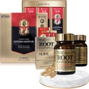 韩国红金生提取3000mg 和 Capsules Bundle - Saponin Hanppuri + The Root 原创 - 自然能源补充 用于免疫支持,应激缓解,焦点和精神清晰 与 Ginsenoside Rg3 的