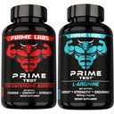 原生实验室 原生测试 试管 助推器 + L Arginine Nitric Oxide Capsules - 60个每个