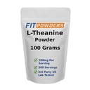 L-Theanine Powder 100%纯度,非GMO,Vegan,Gluten 自由Theanine Power 补充(多尺寸) Mood和认知,压力缓解和放松,Scoop 包含(100格拉姆)