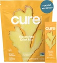 (原始内容存档于2018-09-04). Cure Hydrition QQ 植物型电解质 饮料 混合剂 没有添加的糖 FSA-HSA 使用椰水制成的脱水解药 ow N-GMO | Vegan | Pouch of 14 Packets - Ginger Turmeric