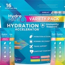 HydroMATE 电解质粉质包 水分包 低糖 16 计数