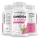 Candida Cleanse 补充平衡与支持, Candidase 解毒剂, 女性与男性. Gut Health & Flora, pH水平, 肠道健康. (原始内容存档于2019-09-25). Lactospore ® Probiotics. 抗 Yeast 过度生长 W/ Oregano, Caprylic Acid