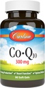 Carlson - 共同Q10,共同酶Q10,300毫克,能源生产和心脏功能,60软胶