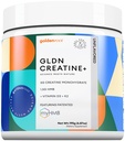 GLDN Creatine - 配有HMB的Creatine 单水合物,用于持续的肌肉支持和恢复,配以维生素D3和K2配以骨骼和联合健康- 设计为男女- 不受欢迎的粉末- 30