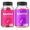 Nu(NutraChamps Biotin+ & Biotin). 毛发、皮肤和钉子的完整杜奥