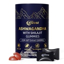 Ashwagandha Gummys 与 Shilajit 300mg 为男女配音, 零糖 Ashwagandha 与 Maca 根粉 + 有机 Ashwagandha Extra powers 60 Gummys