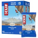 CLIF BAR - 能源蛋白棒 - 巧克力片 - 用有机 Oats制造 - 能源棒 - 非GMO - (15包)