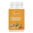 Turmeric & Ginger Capsules 1000mg 有机草药补充 120 Capsules