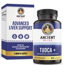 Tudca 500mg, 60 Capsules (Tauroursodeoxycholic Acid) - Bile Salts Liver 支持补编, Natural Bitter Taste - Vegan 友好型,非转基因生物, Gluten Free Capsules by Ancient Bliss