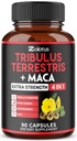 Zolotus Premium Tribulus Terrestris Capsules - 与 Ashwagandha, Panax Ginseng & Maca 组合 - 90个3个月的伯爵
