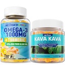 Omega3 + Turmeric, 卡瓦 平静 古米