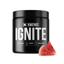 Xwerks Ignite 西瓜 工作前粉 天然 Keto 工作前有爆炸性能的男女 耐力和Stamina的格卢滕自由混合物 150mg咖啡因 30种服务