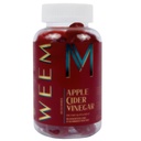 WEEM Apple Cider Vinegar Gummys - Natural, Vegan ACV with Folic Acid - Gluten Free - 维生素B12 - Premium Detox & Wight 补充 - 帮助男女文摘