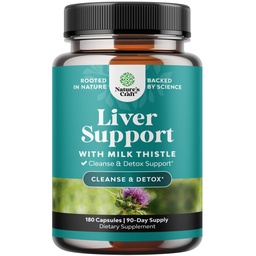 Liver Cleanse Detox & Reference 180 Capsules - 草药Liver 支持牛奶硝酸盐补充剂 - Silymarin 牛奶硝酸盐补充剂 丹德利翁根, Choline, Beetroot & Artichoke 提取剂