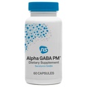神经科学 GABA PM 成人冷静睡眠援助 - 400mg L Theanine 补充 5 HTP 大脑支持和睡眠镁 - Soothe 一种过度活跃的思维和狂欢思想(60 Capsules)