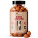 TruHeight Kids Bone Gummys (Strawberry, Ages 2+) 所有天然Kids & Toddler 维生素 - 维生素D, Calcium, K2, 镁 多维生素 - 天然生长与发展, 构建强骨, Vegan