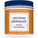维生素商店 Lecithin Granules - 支持脑和神经功能的基本脂肪酸的自然结合,100%基于大豆,Once Daily (16 Ouences Powder)