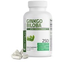 Bronson Ginkgo Biloba 额外力量支持大脑功能和内存支持,250个植物卡普尔