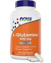 现在L-Glutamine 500mg 300 Veg Capsules - 非GMO 补编 - Vegan Lglutamine Caps