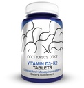 维生素D3 + K2 配有维生素C片 → 60 Colecalciferol + Menaquinone-4(MK-4) → Mood, & Bone 健康 → 健康钙吸收